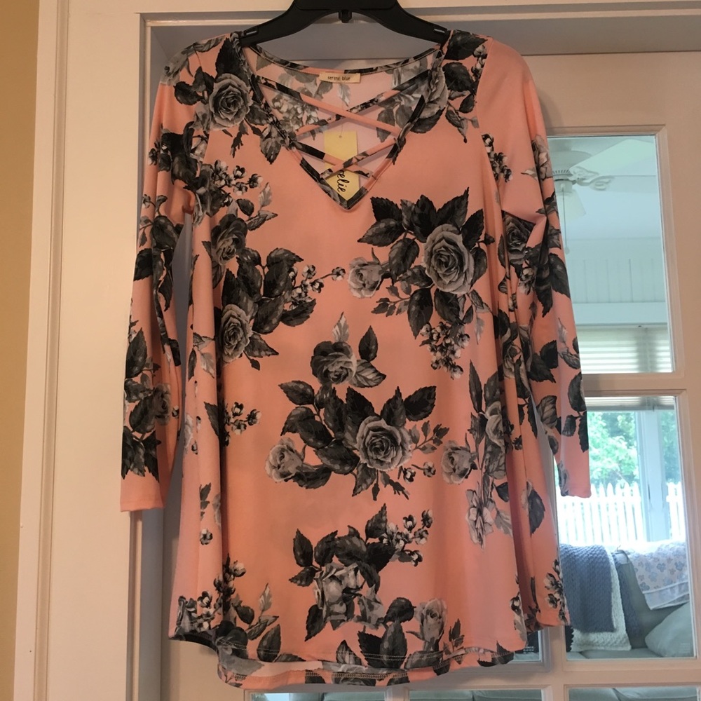 BOGO! Everlie Crisscross Neckline Tunic